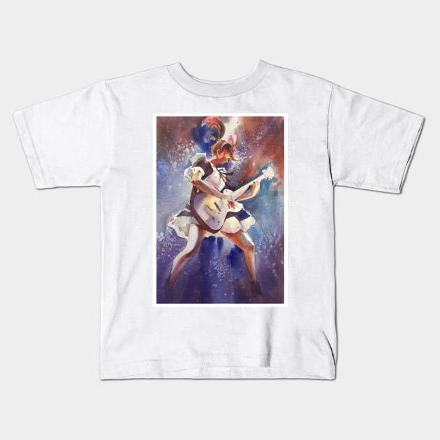 bandmaid guitarist Kids T-Shirt by joearc